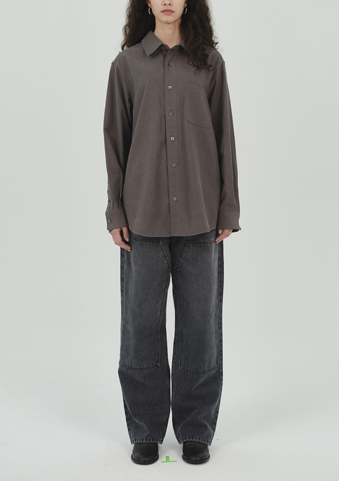 YOUNGOH PATCHED JEANS