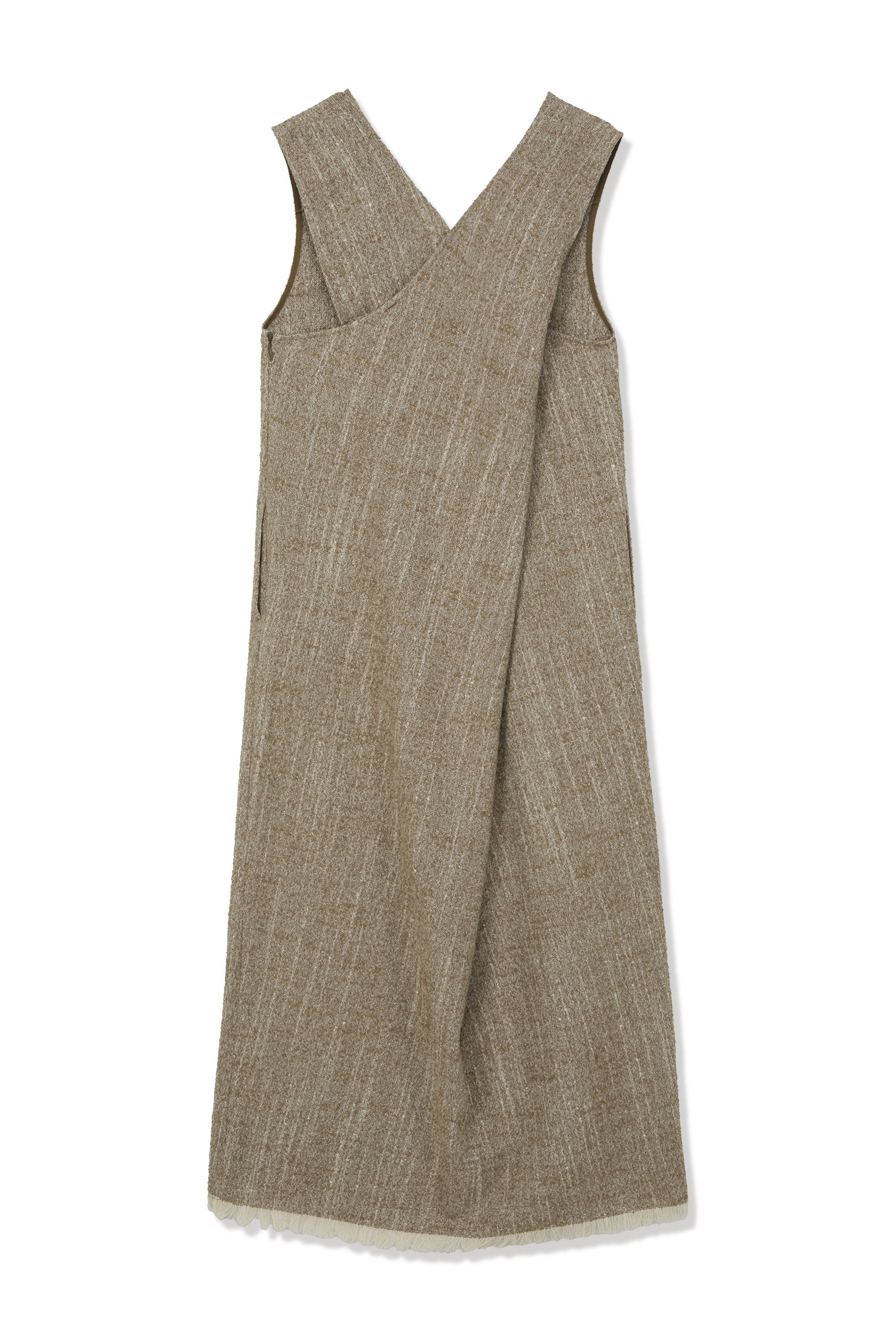 MISSING YOU ALREADY V-NECK FRINGE DRESS