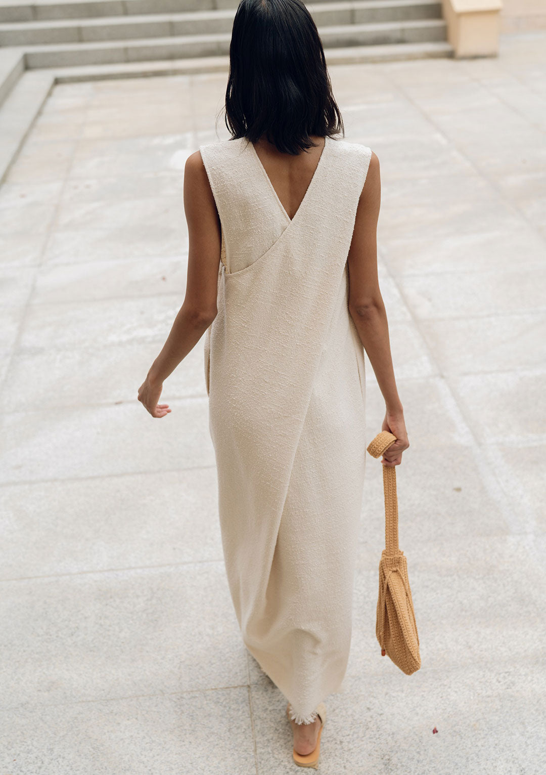 MISSING YOU ALREADY V-NECK FRINGE DRESS