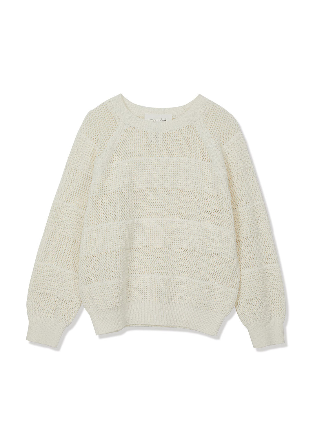MISSING YOU ALREADY COTTON RELAXED-FIT KNIT TOP