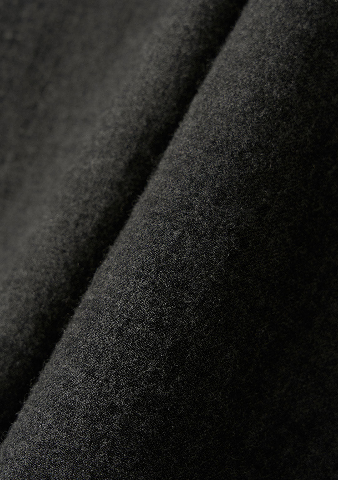 NOTHING WRITTEN PINUÉ WOOL SHIRT CHARCOAL