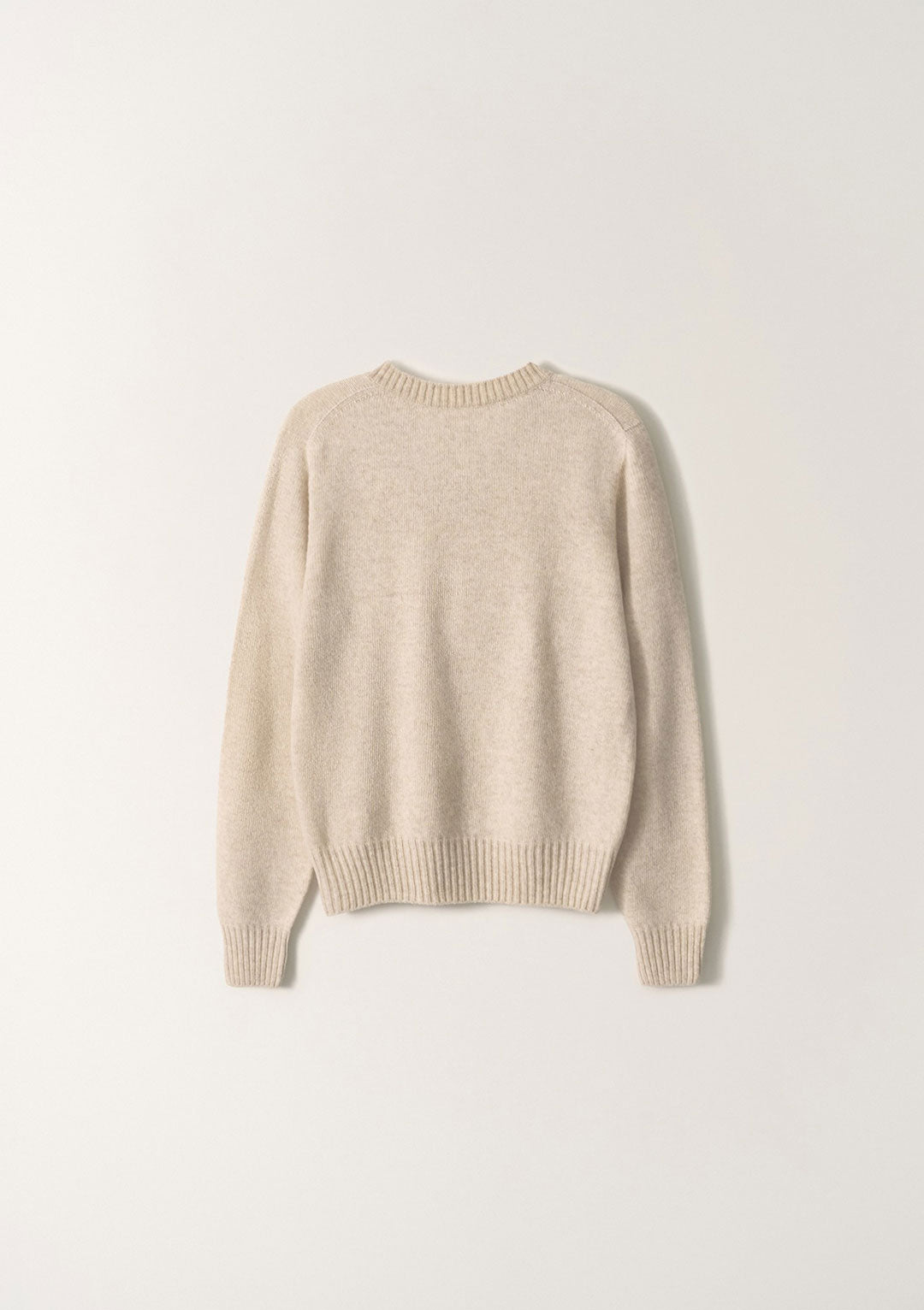 NOTHING WRITTEN MARSH V-NECK PULLOVER OATMEAL