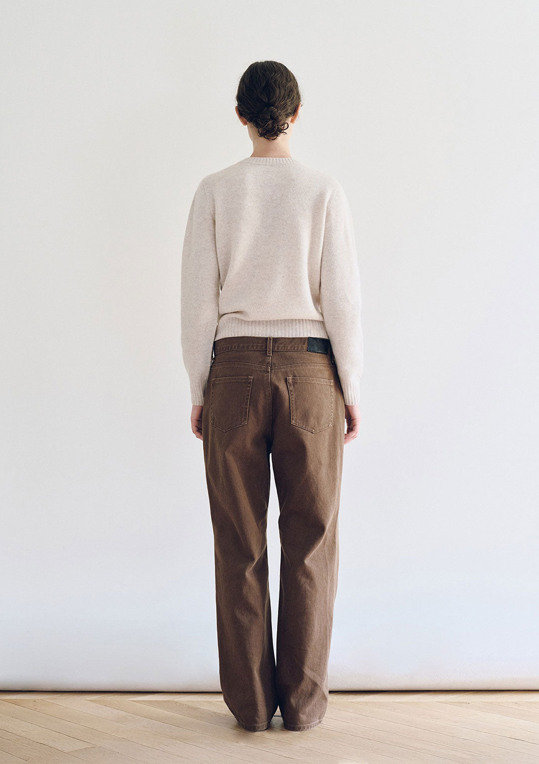 NOTHING WRITTEN MARSH V-NECK PULLOVER OATMEAL