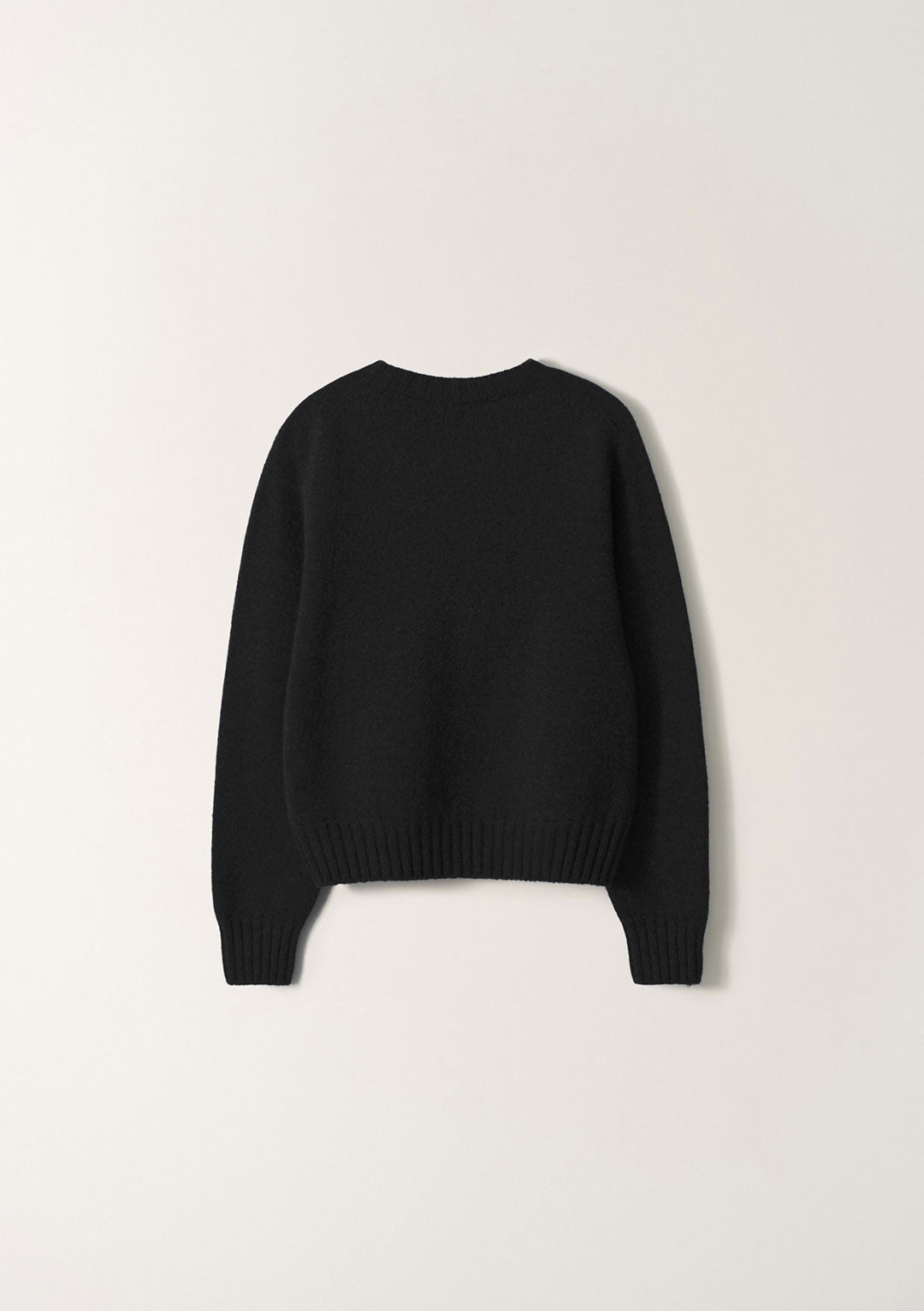 NOTHING WRITTEN BUNNY WOOL PULLOVER KNIT BLACK