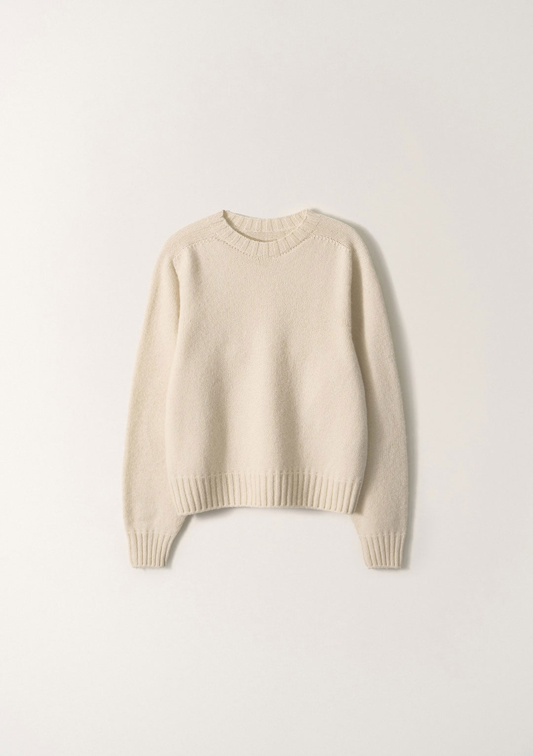 NOTHING WRITTEN BUNNY WOOL PULLOVER KNIT PURE IVORY