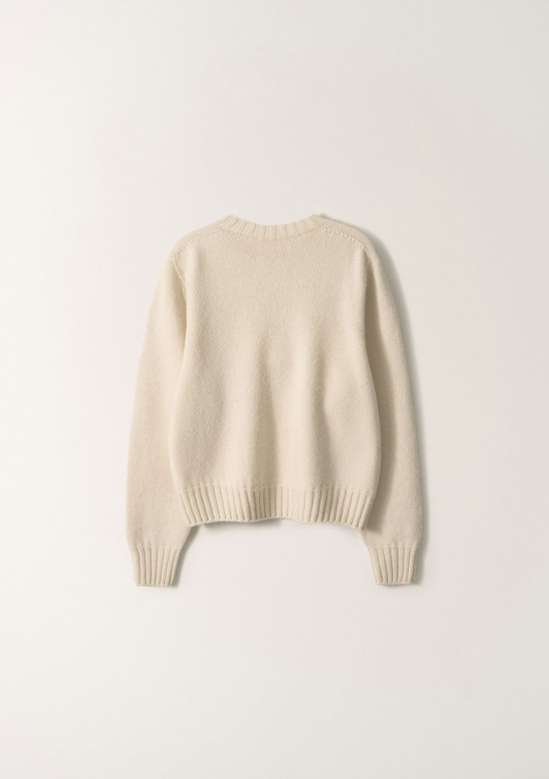 NOTHING WRITTEN BUNNY WOOL PULLOVER KNIT PURE IVORY