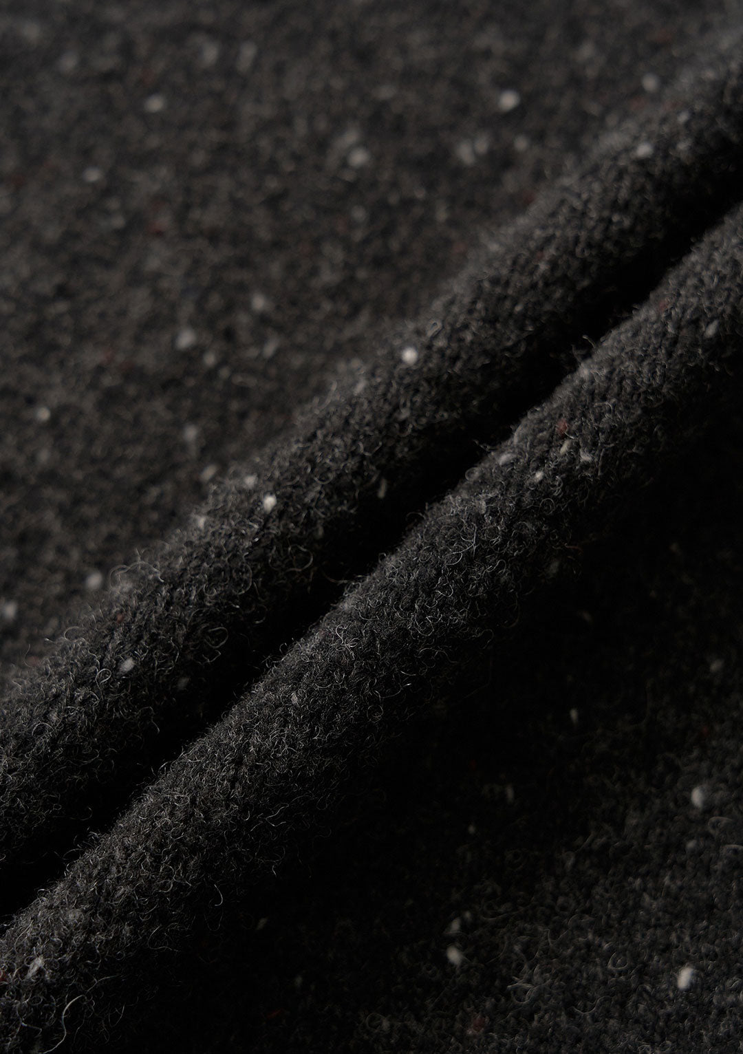 NOTHING WRITTEN NEP YARN MIXED MUFFLER CHARCOAL