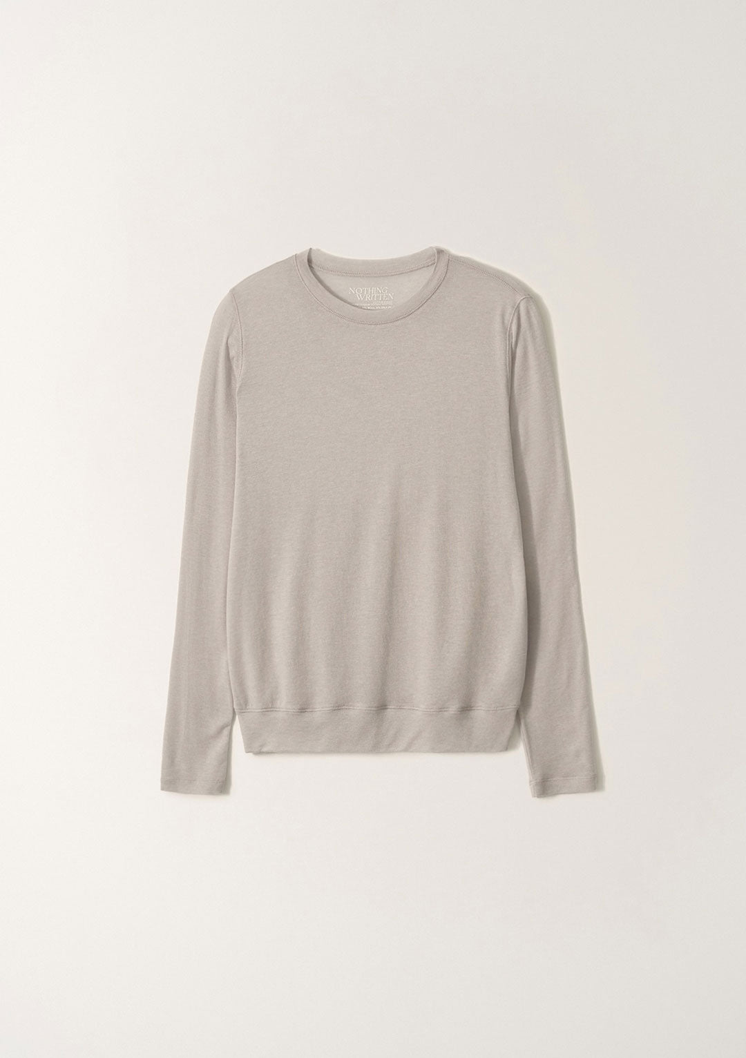 NOTHING WRITTEN AIMA WOOL T-SHIRT OATMEAL