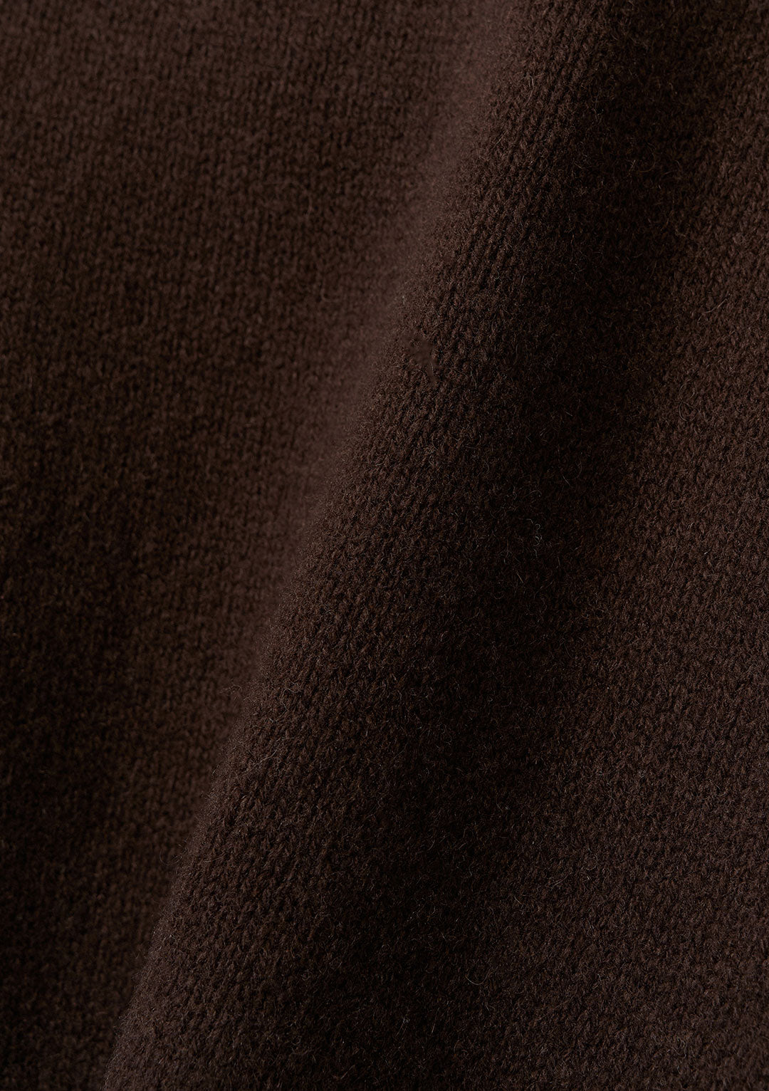 NOTHING WRITTEN BUNNY WOOL PULLOVER KNIT DARK BROWN