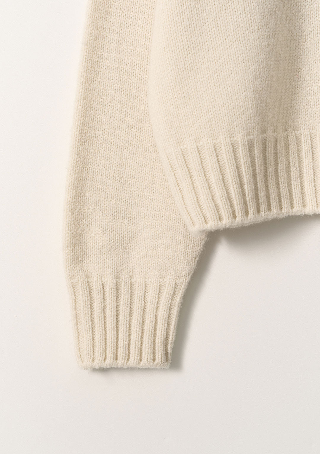 NOTHING WRITTEN BUNNY WOOL PULLOVER KNIT PURE IVORY