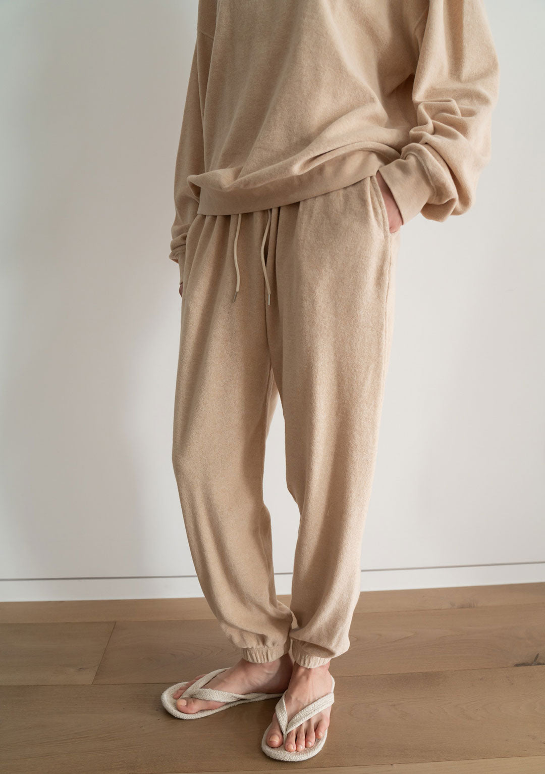 MISSING YOU ALREADY ORGANIC TERRY JOGGER PANTS