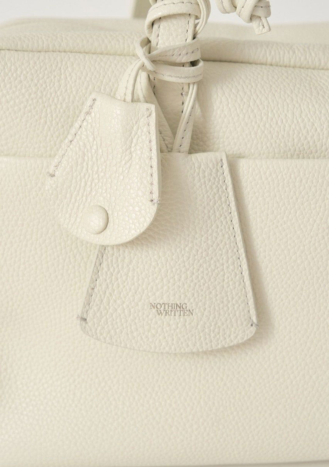 NOTHING WRITTEN POCKET SHOULDER BAG SALT