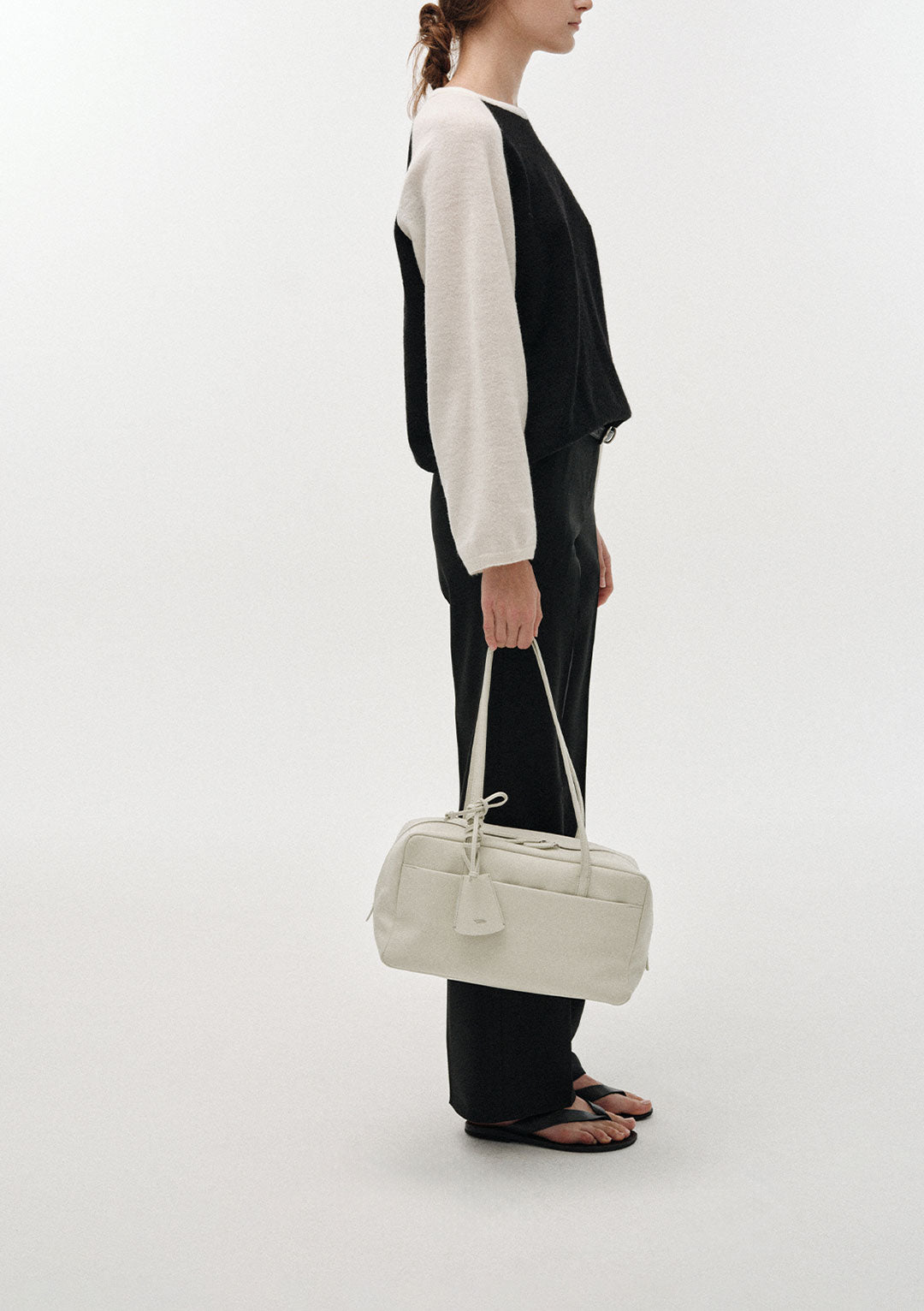 NOTHING WRITTEN Pocket Shoulder Bag Salt | Bags | OEUVR – OEUVR