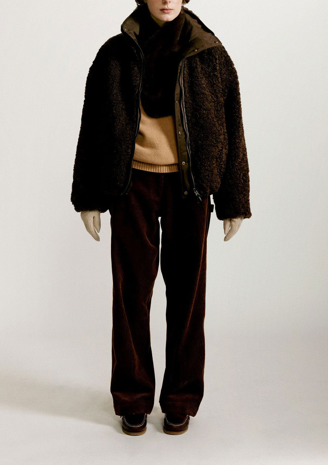 NOTHING WRITTEN POOH REVERSIBLE JUMPER VINTAGE BROWN