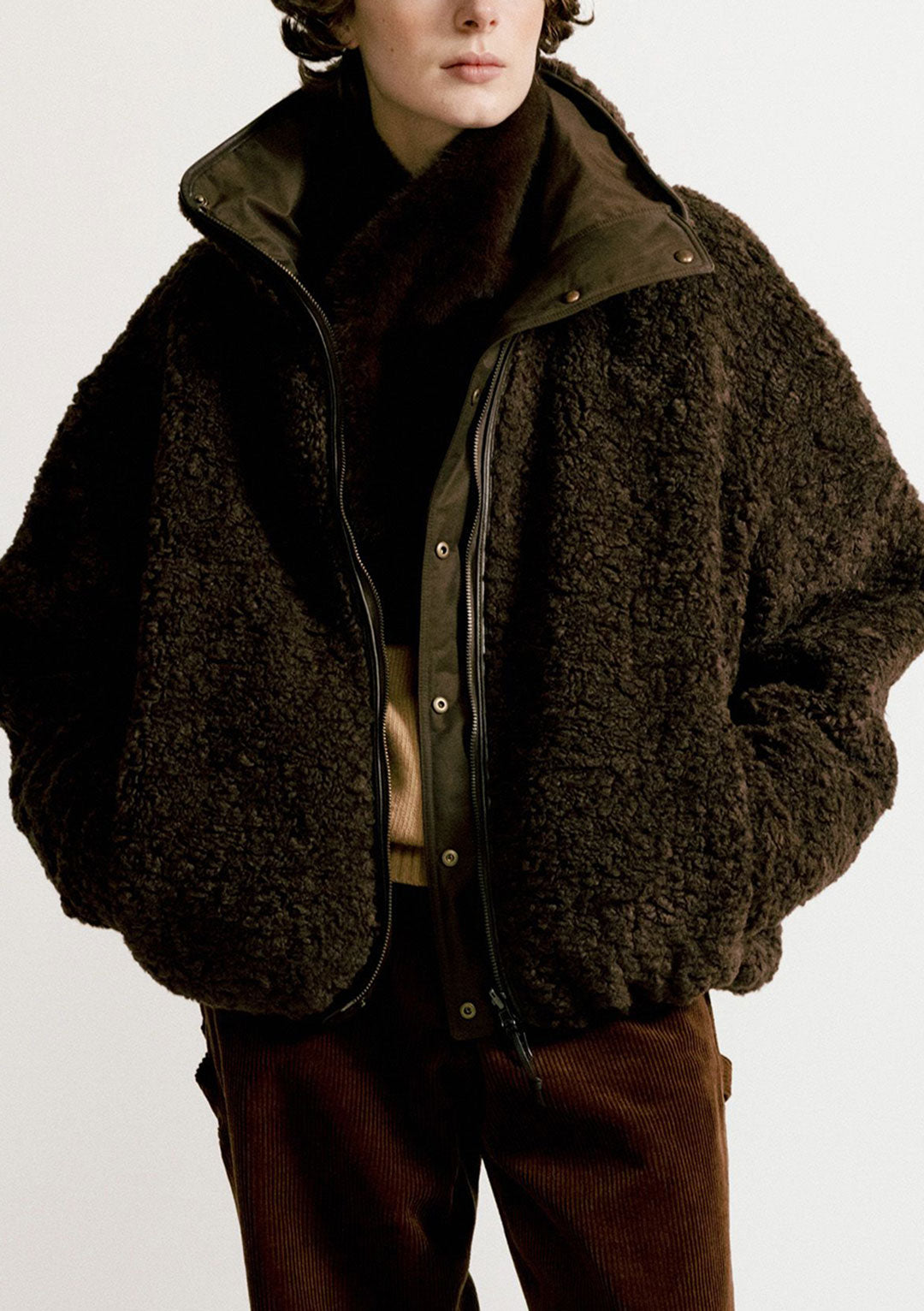 NOTHING WRITTEN POOH REVERSIBLE JUMPER VINTAGE BROWN