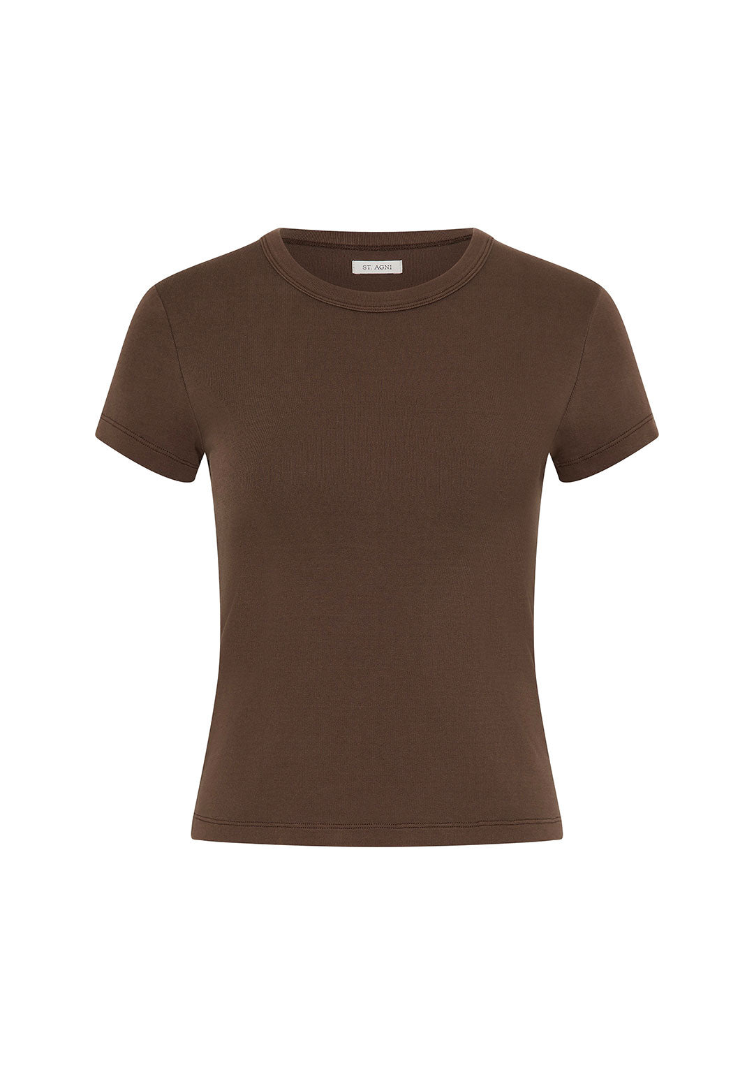 ST AGNI ORGANIC COTTON BABY TEE FUDGE