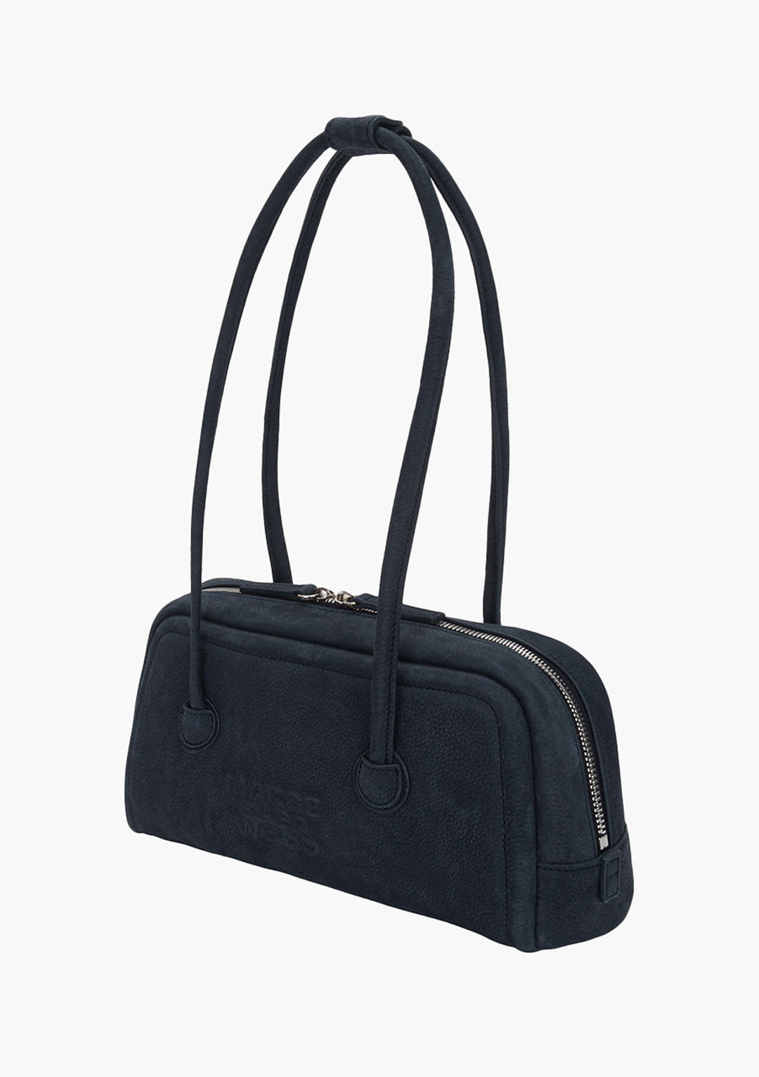 MARGESHERWOOD SOFT BAGUETTE BAG INDIGO NUBUCK