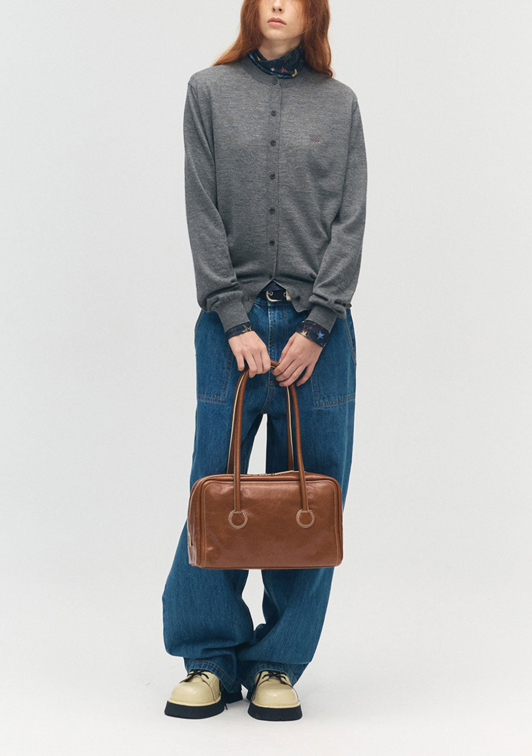 [Margesherwood] ☆/ SOFT BOSTON / brown crinkle MARGESHERWOOD Soft Boston Brown Crinkle | Bags | OEUVR – OEUVR