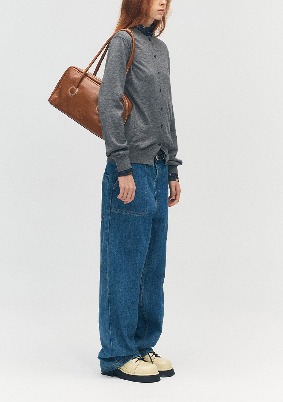 [Margesherwood] ☆/ SOFT BOSTON / brown crinkle MARGESHERWOOD Soft Boston Brown Crinkle | Bags | OEUVR – OEUVR