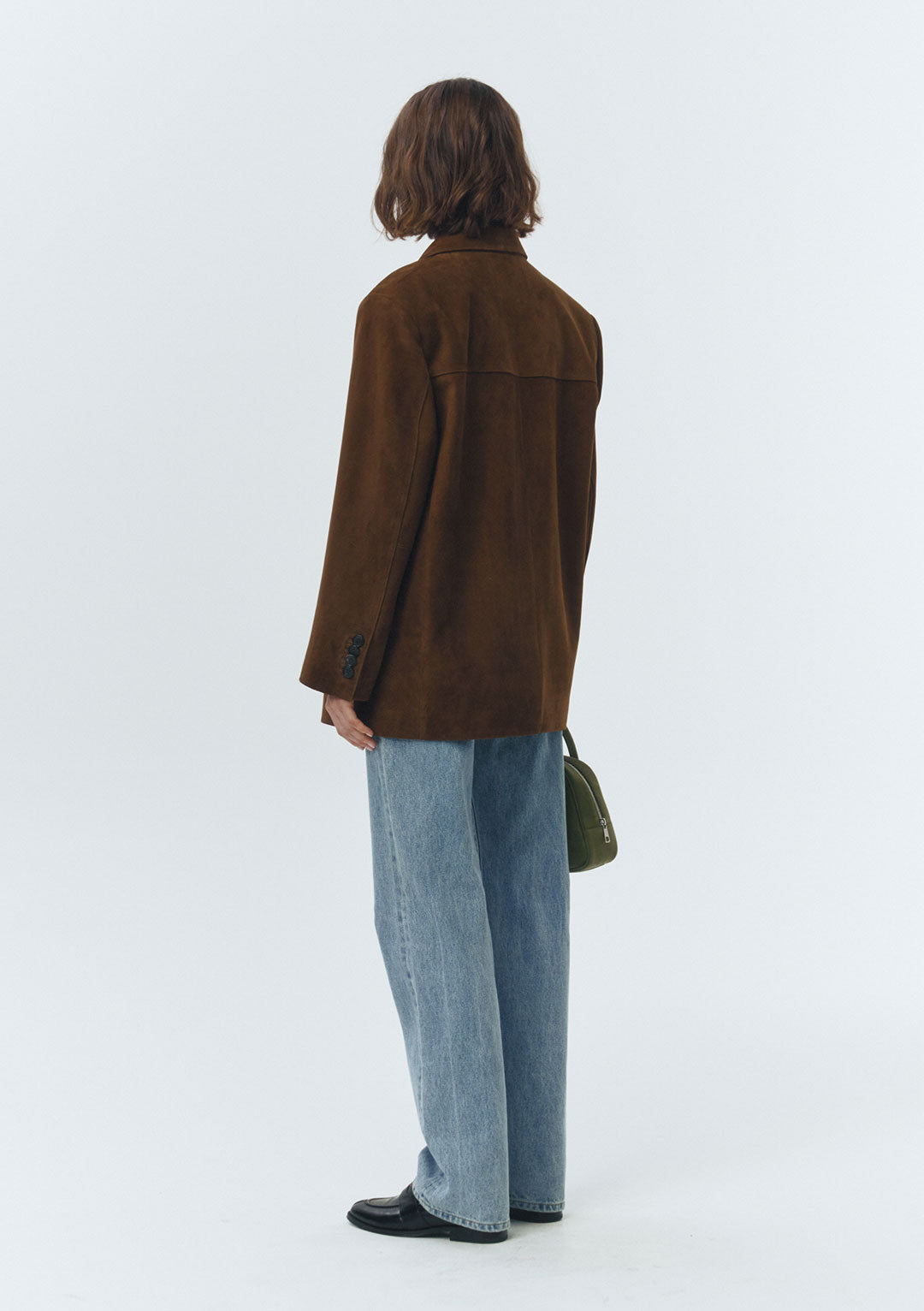 DUNST Unisex Suede Tailored Half Jacket Camel (COMING SOON)