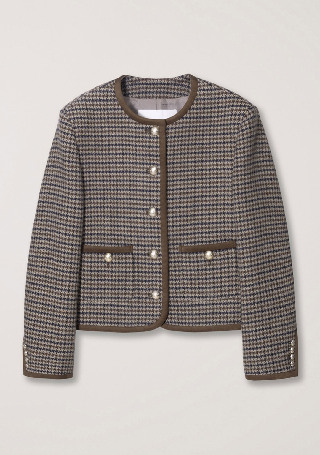 DUNST Classic Boucle Tweed Jacket Check (COMING SOON)
