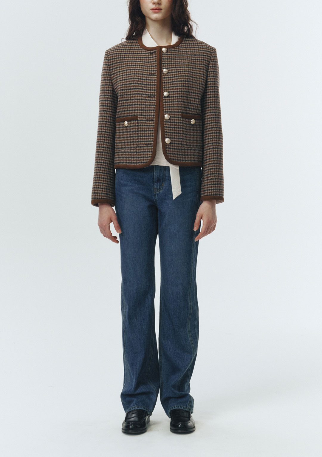 DUNST Classic Boucle Tweed Jacket Check (COMING SOON)