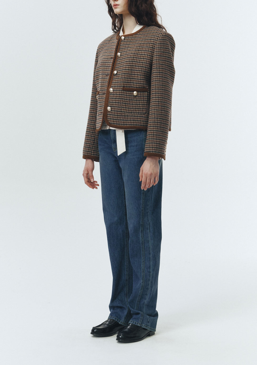DUNST Classic Boucle Tweed Jacket Check (COMING SOON)