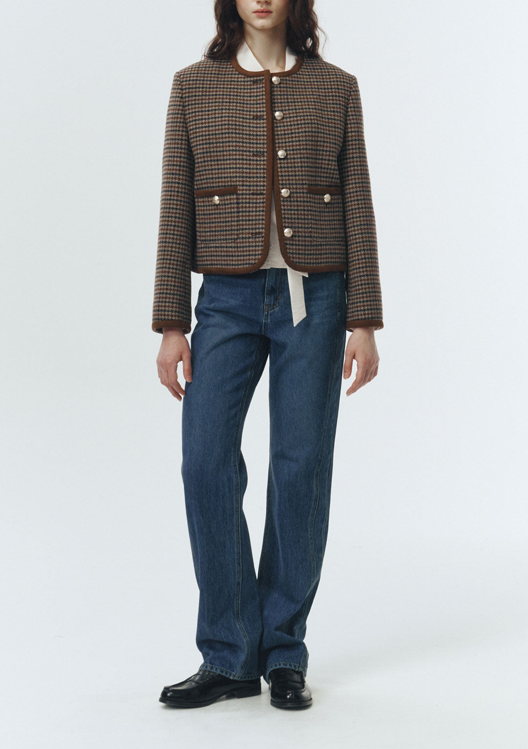 DUNST Classic Boucle Tweed Jacket Check (COMING SOON)