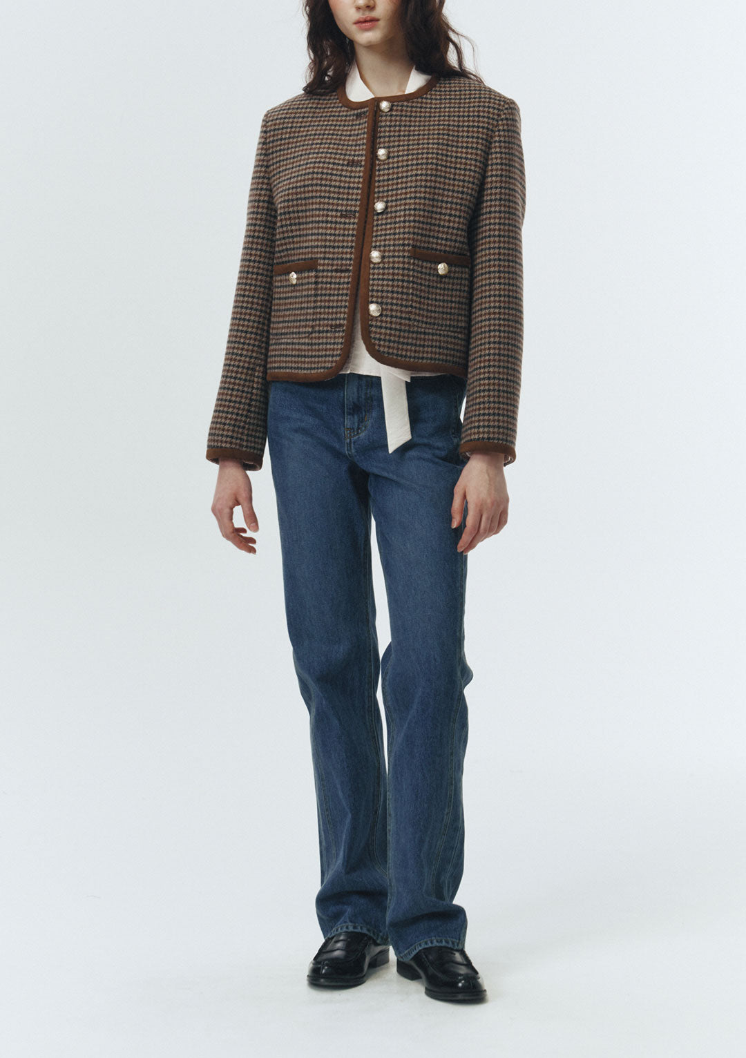 DUNST Classic Boucle Tweed Jacket Check (COMING SOON)