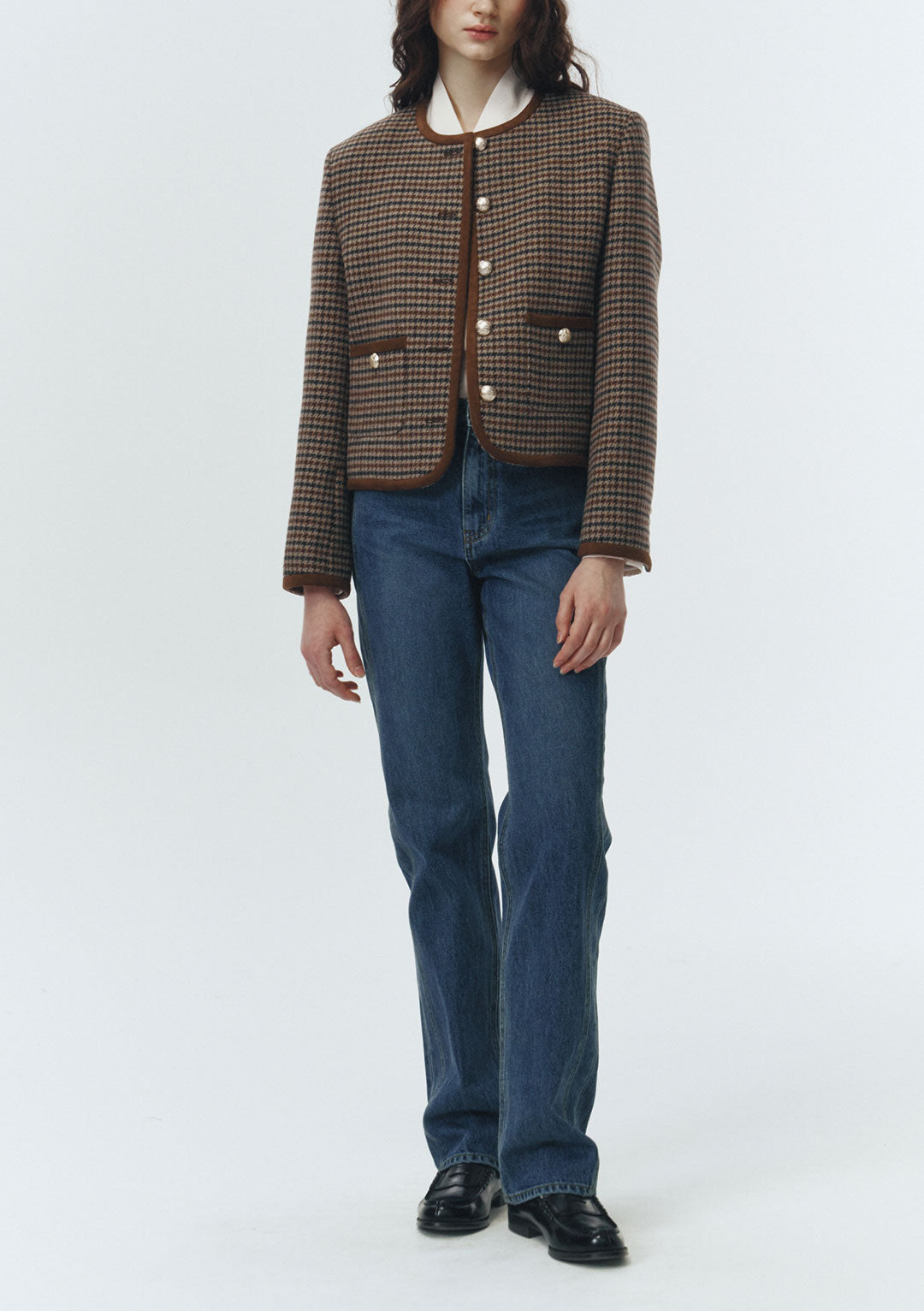 DUNST Classic Boucle Tweed Jacket Check (COMING SOON)