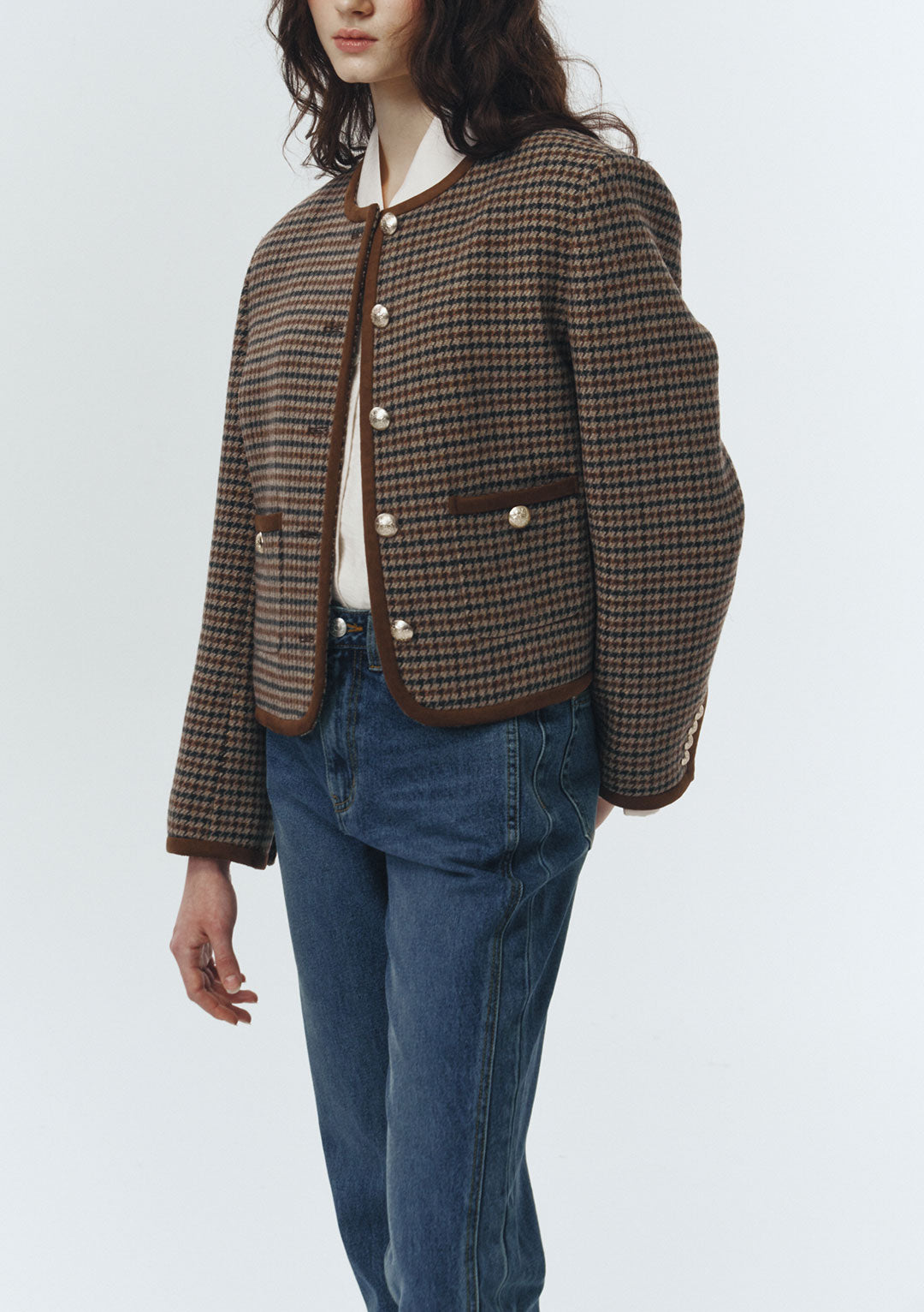DUNST Classic Boucle Tweed Jacket Check (COMING SOON)