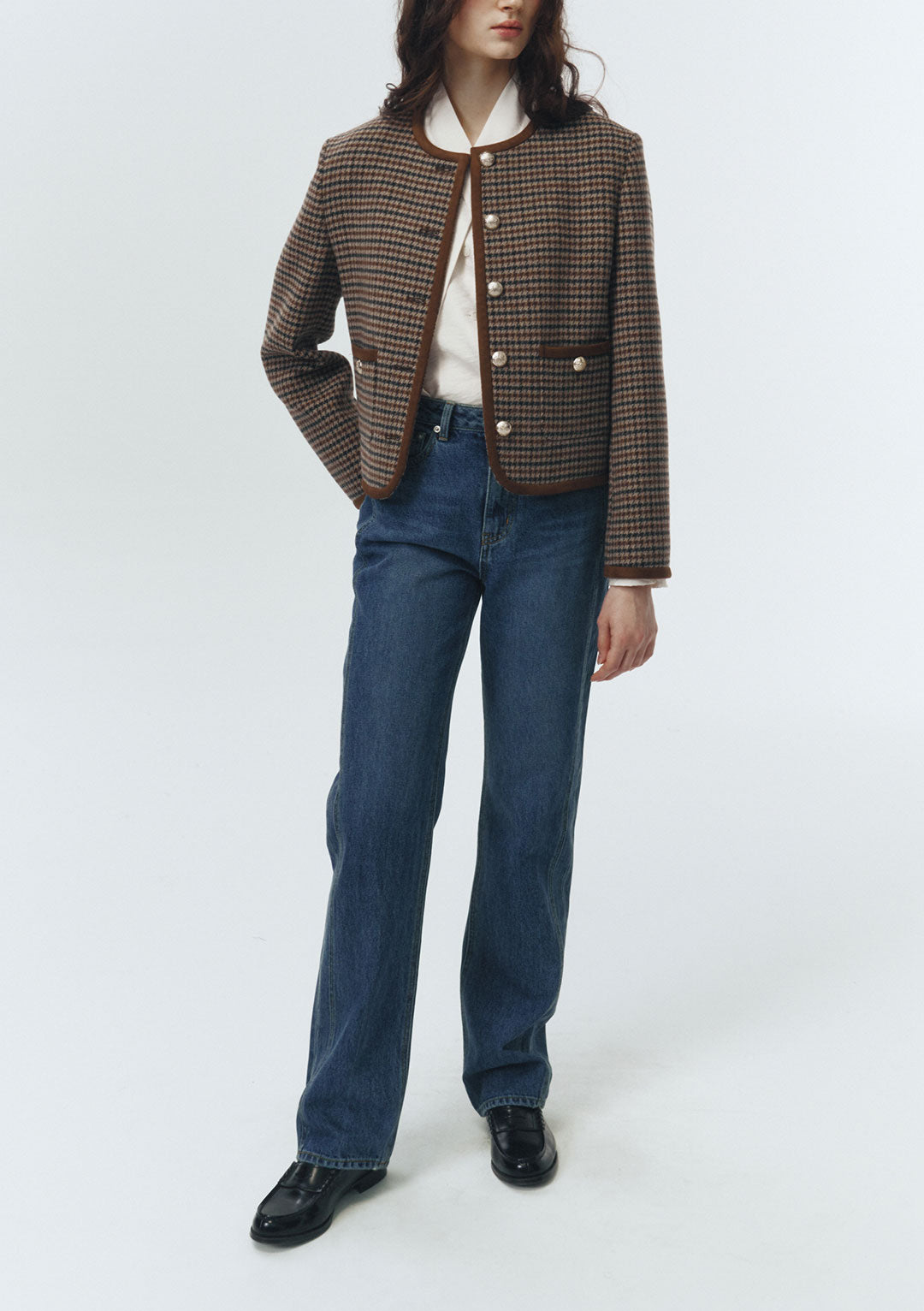 DUNST Classic Boucle Tweed Jacket Check (COMING SOON)