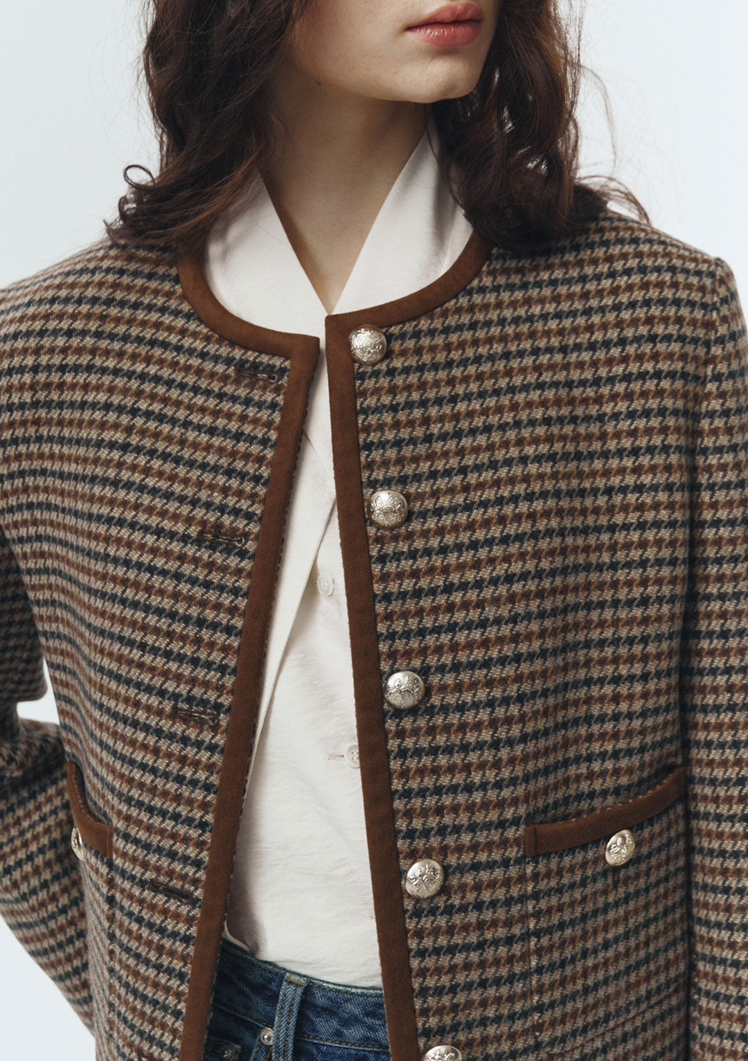 DUNST Classic Boucle Tweed Jacket Check (COMING SOON)