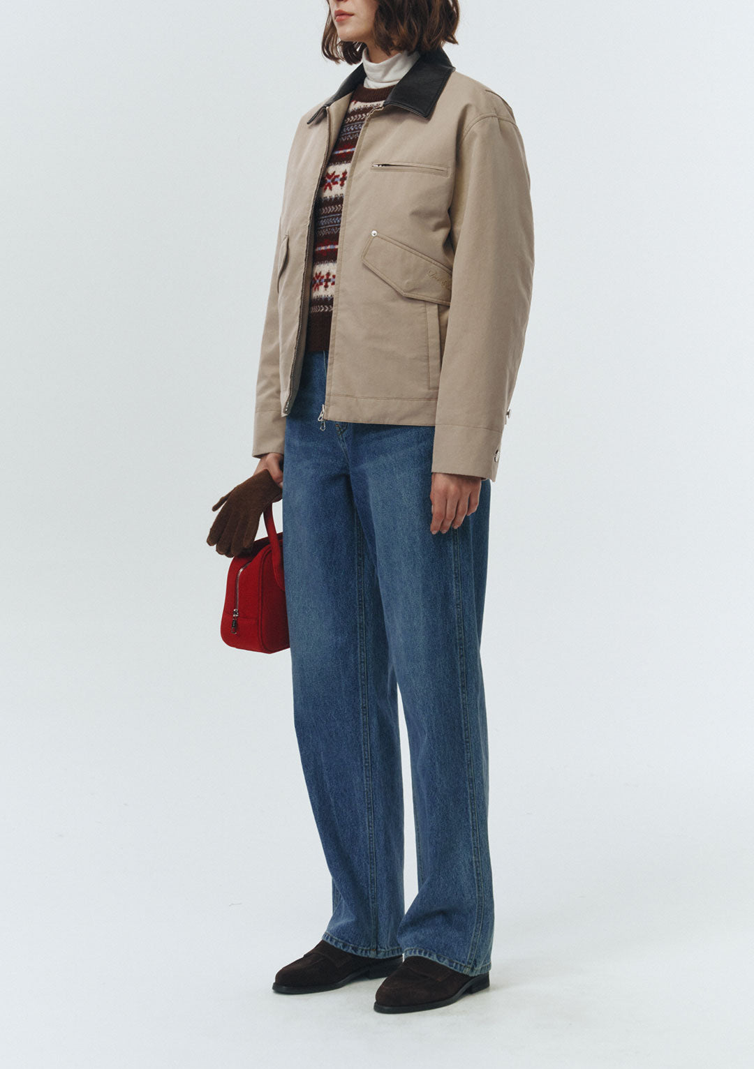 DUNST Unisex Vintage Canvas Work Jacket Beige (COMING SOON)