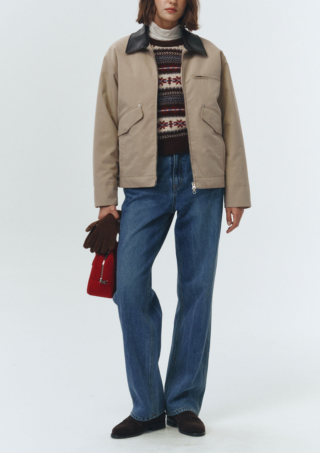 DUNST Unisex Vintage Canvas Work Jacket Beige (COMING SOON)