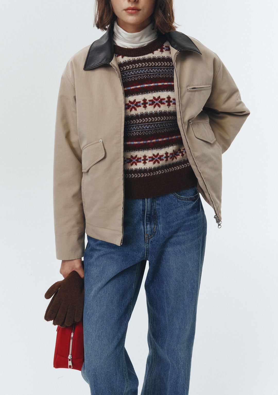 DUNST Unisex Vintage Canvas Work Jacket Beige (COMING SOON)