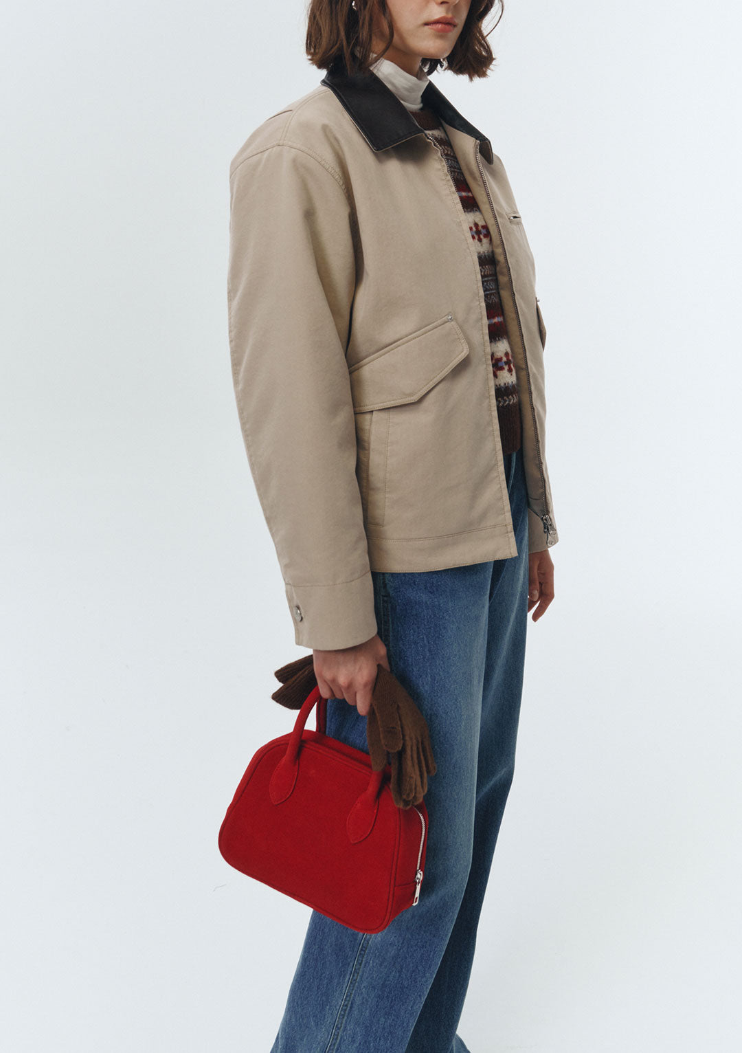DUNST Unisex Vintage Canvas Work Jacket Beige (COMING SOON)