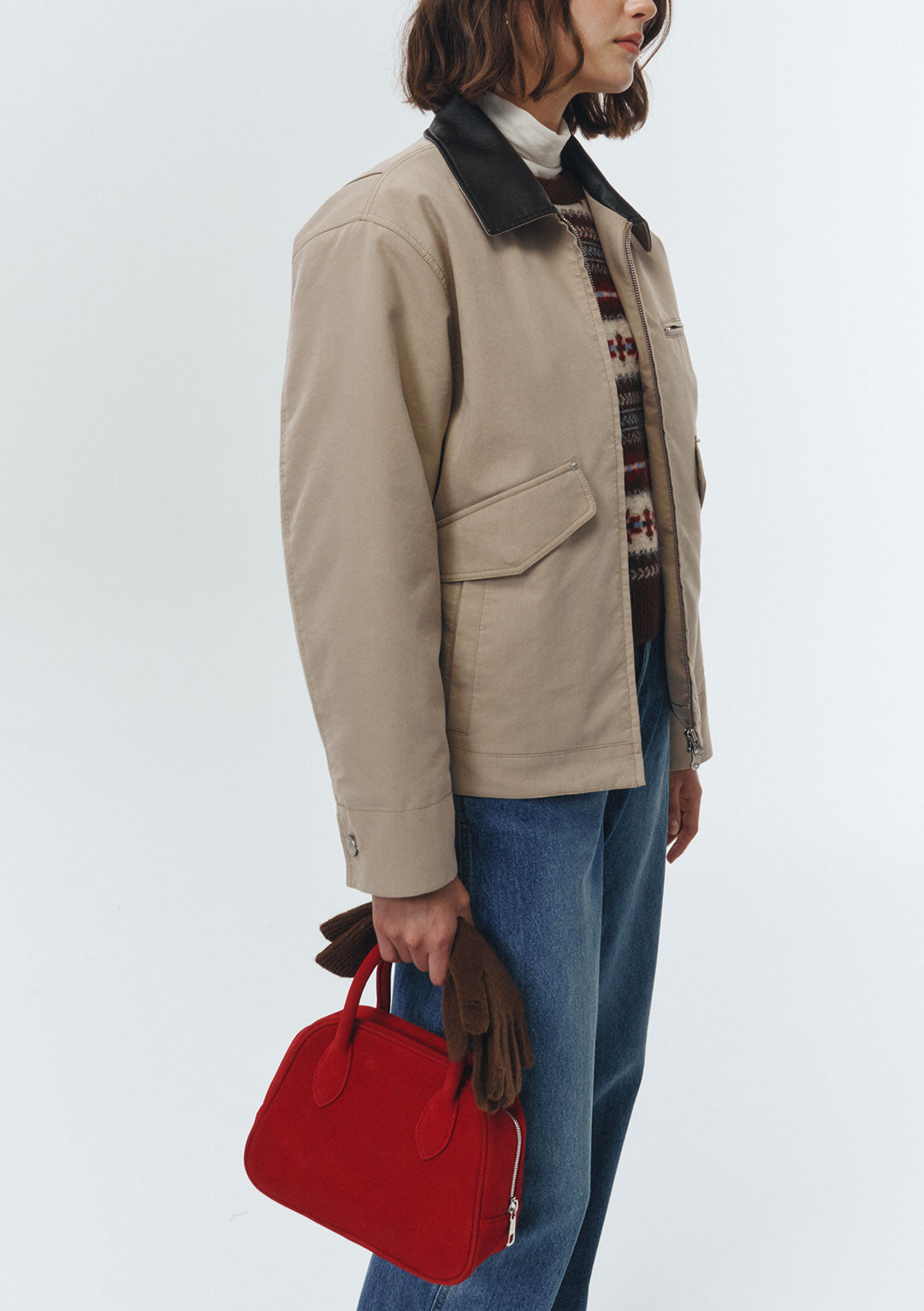 DUNST Unisex Vintage Canvas Work Jacket Beige (COMING SOON)