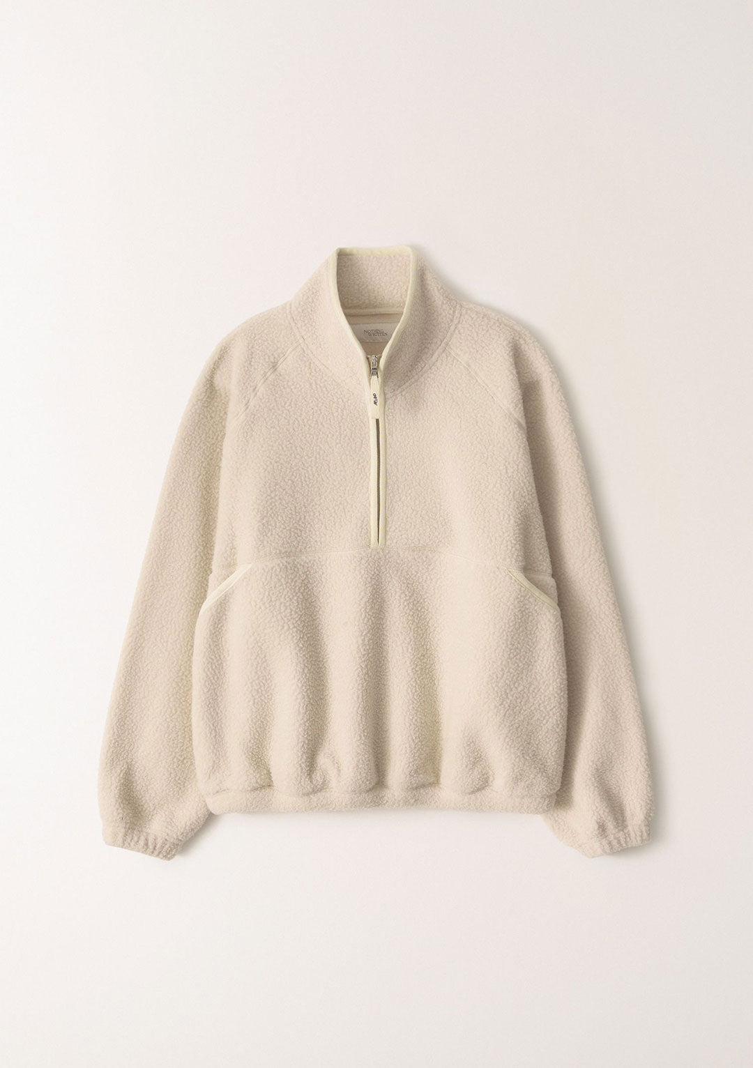 NOTHING WRITTEN WOOLY FLEECE PULLOVER IVORY