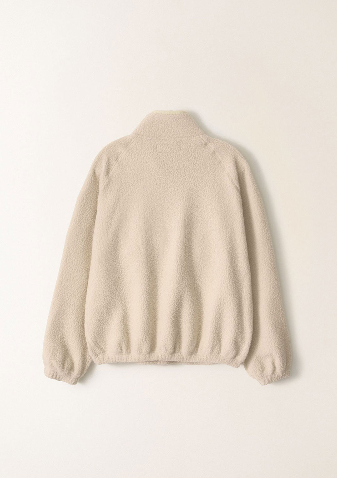 NOTHING WRITTEN WOOLY FLEECE PULLOVER IVORY