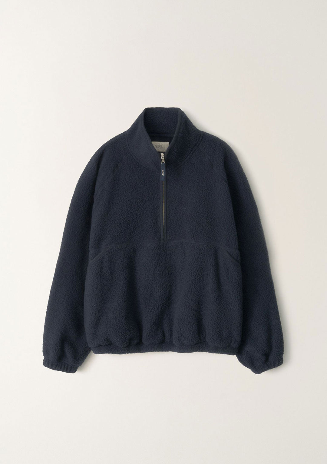 NOTHING WRITTEN WOOLY FLEECE PULLOVER DARK NAVY