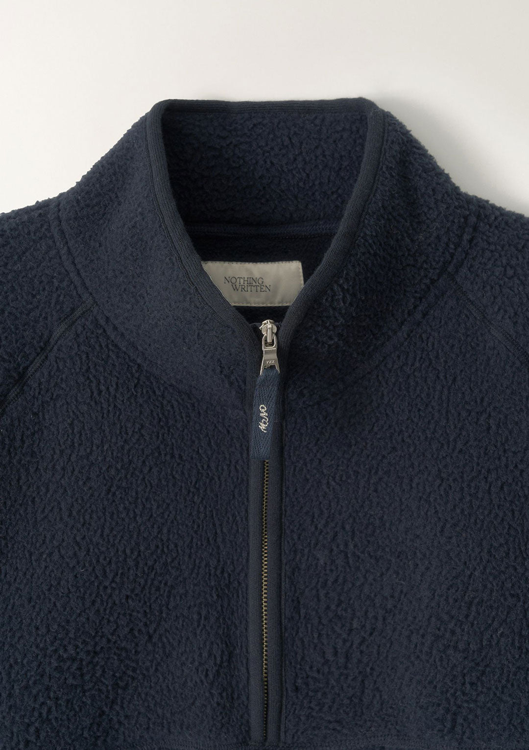 NOTHING WRITTEN WOOLY FLEECE PULLOVER DARK NAVY