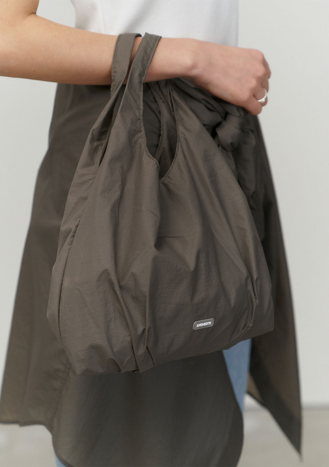 AMOMENTO RIPSTOP SHIRRING BAG