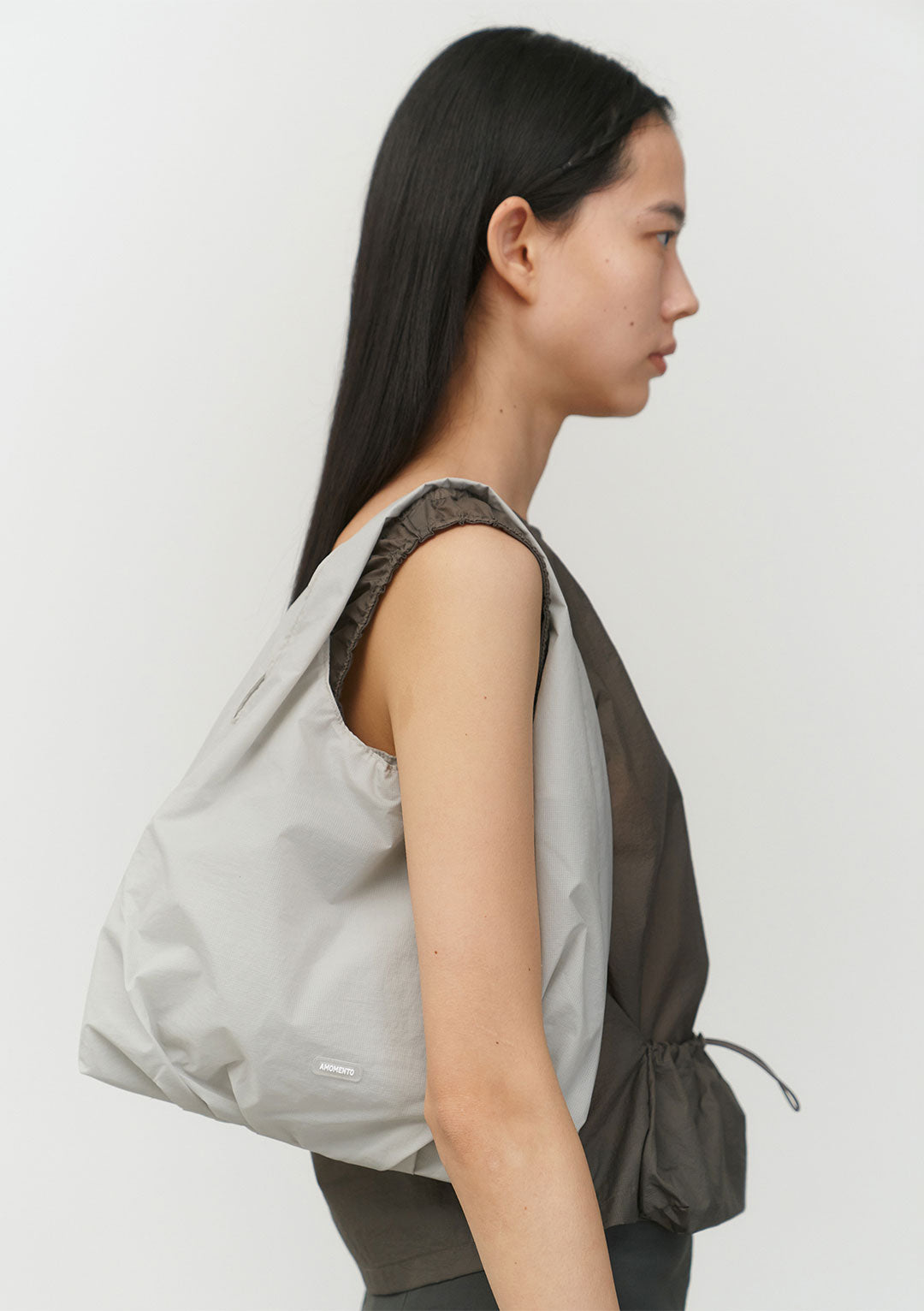 AMOMENTO RIPSTOP SHIRRING BAG