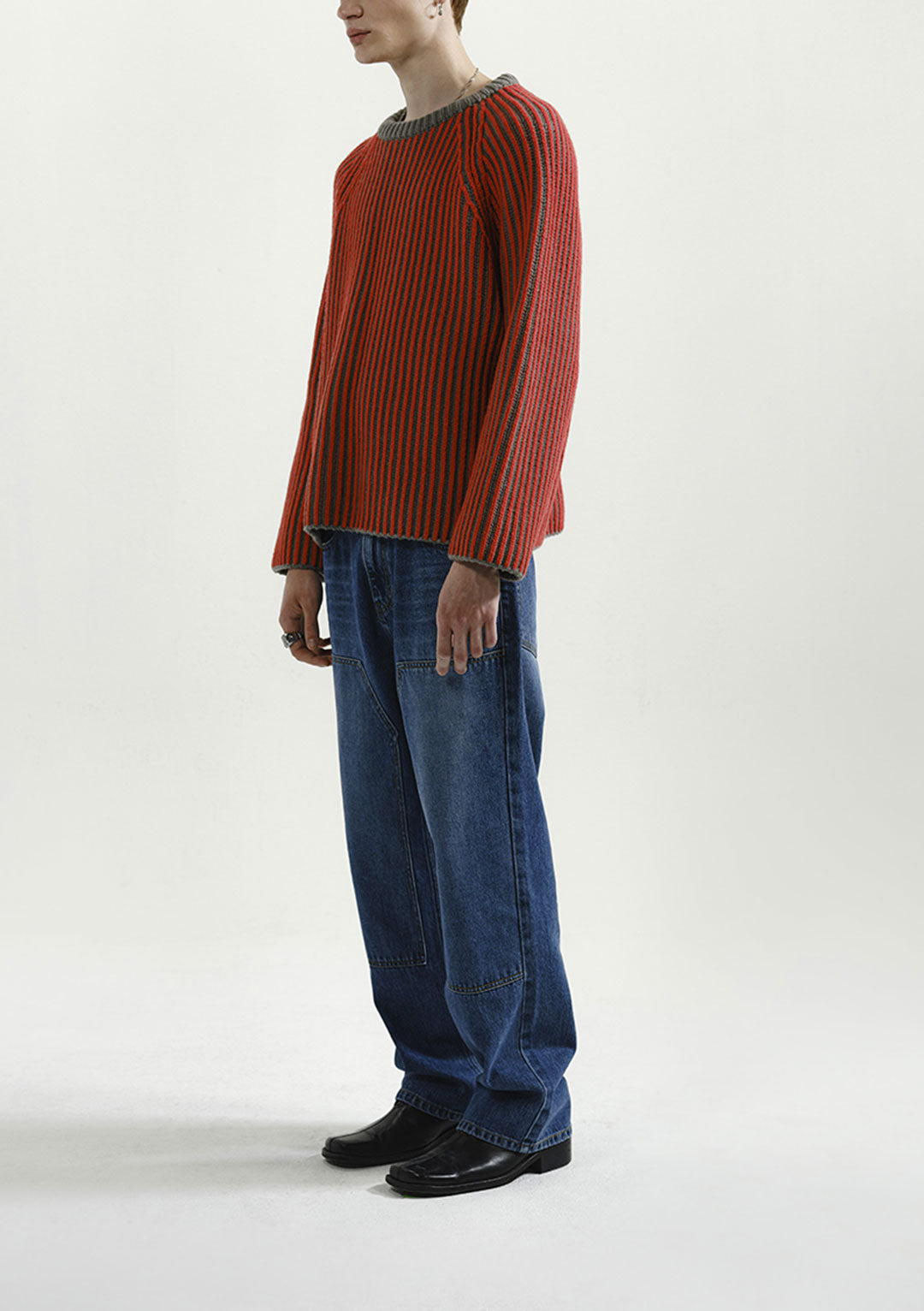 YOUNGOH PATCHED JEANS