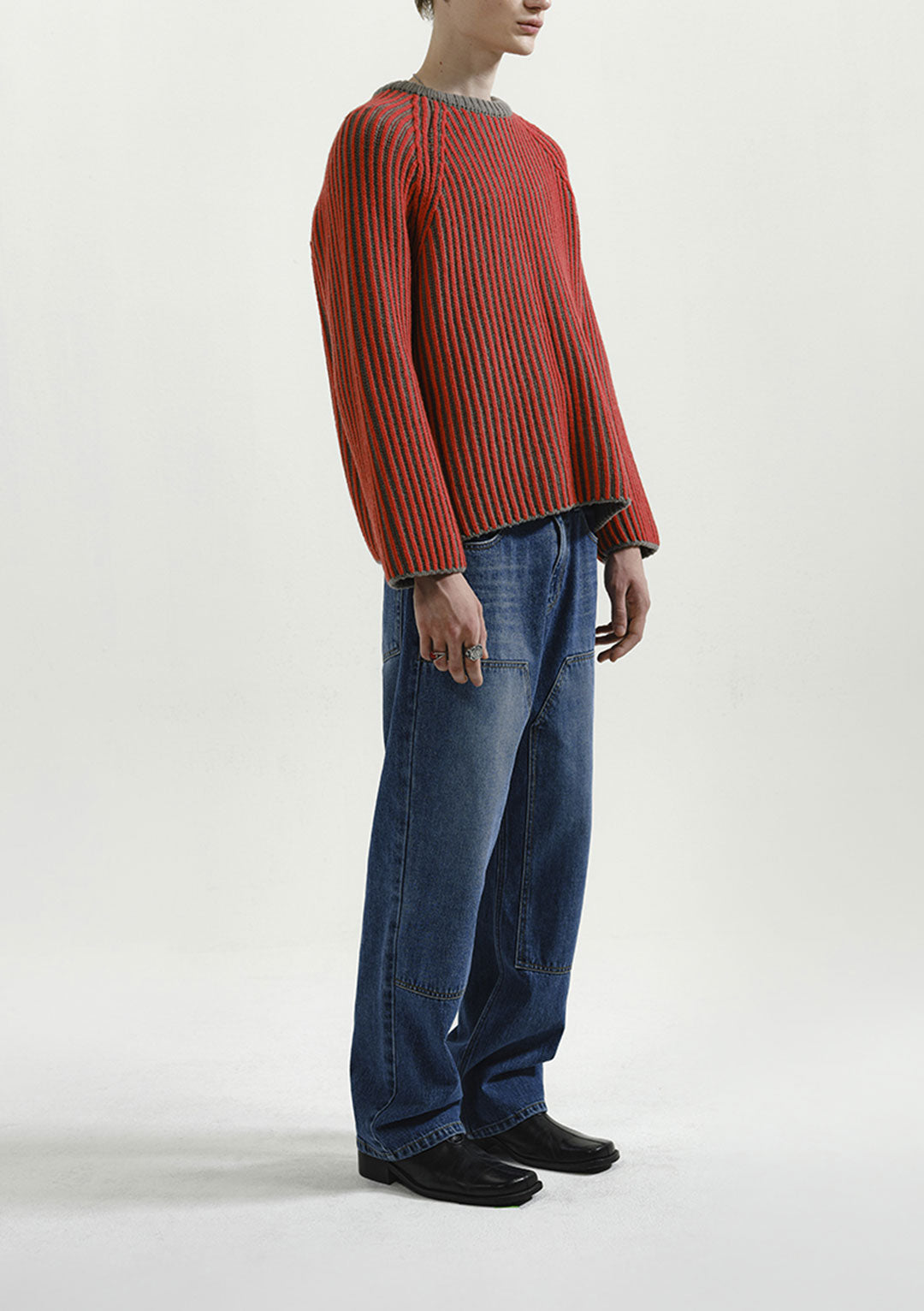 YOUNGOH PATCHED JEANS