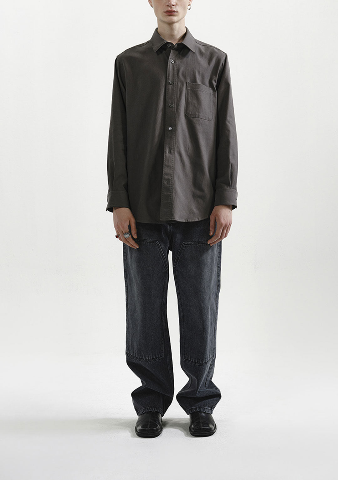 YOUNGOH PATCHED JEANS
