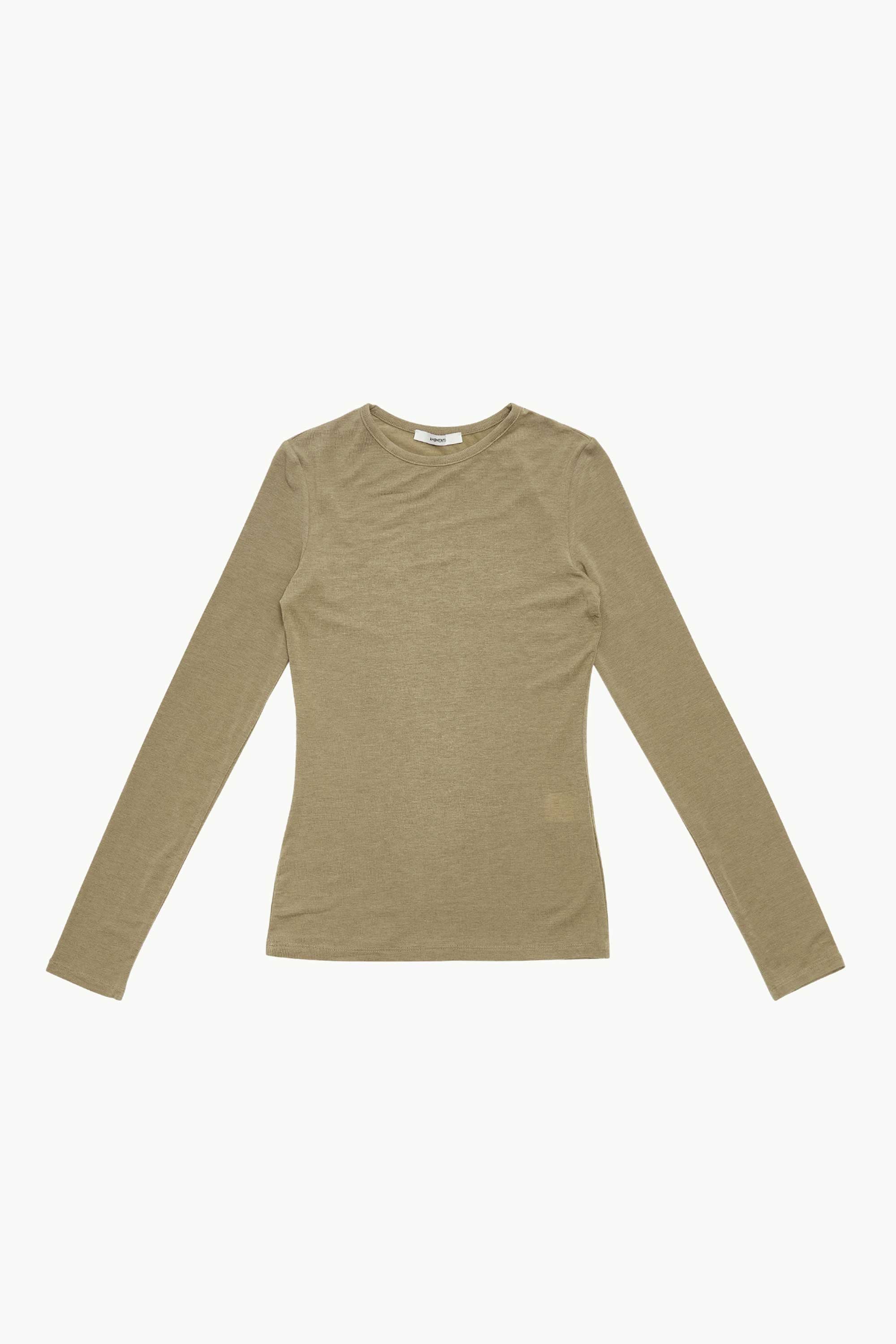 AMOMENTO / アモーメント】Round Short Sleeve T-Shirts Tシャツ