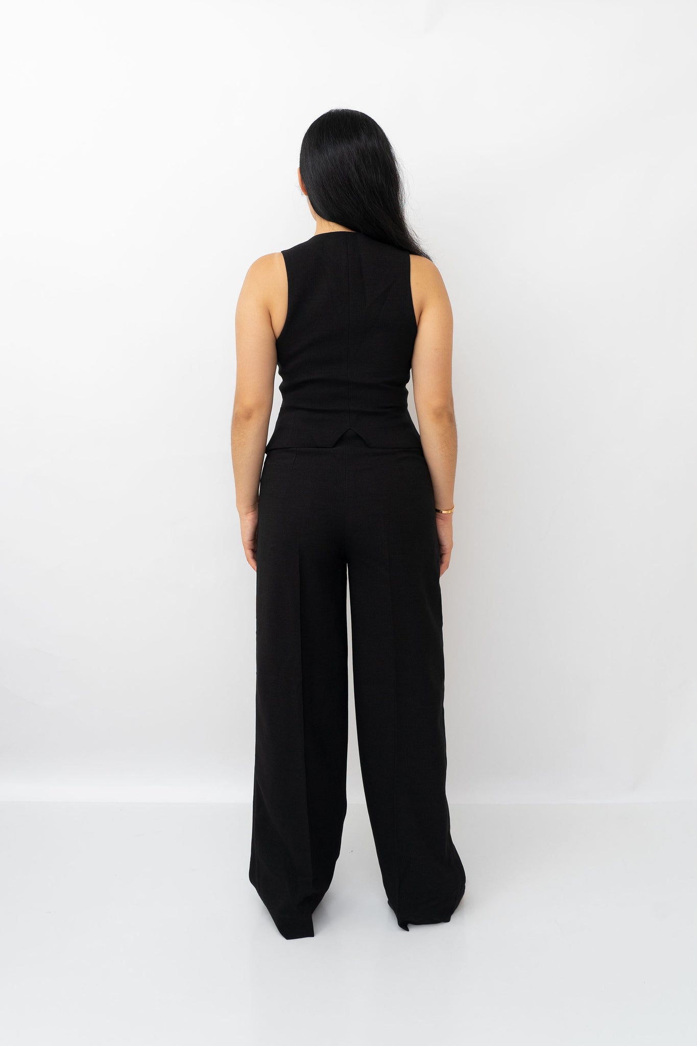 MEL ESSENTIALS HIGH-WAISTED TROUSERS