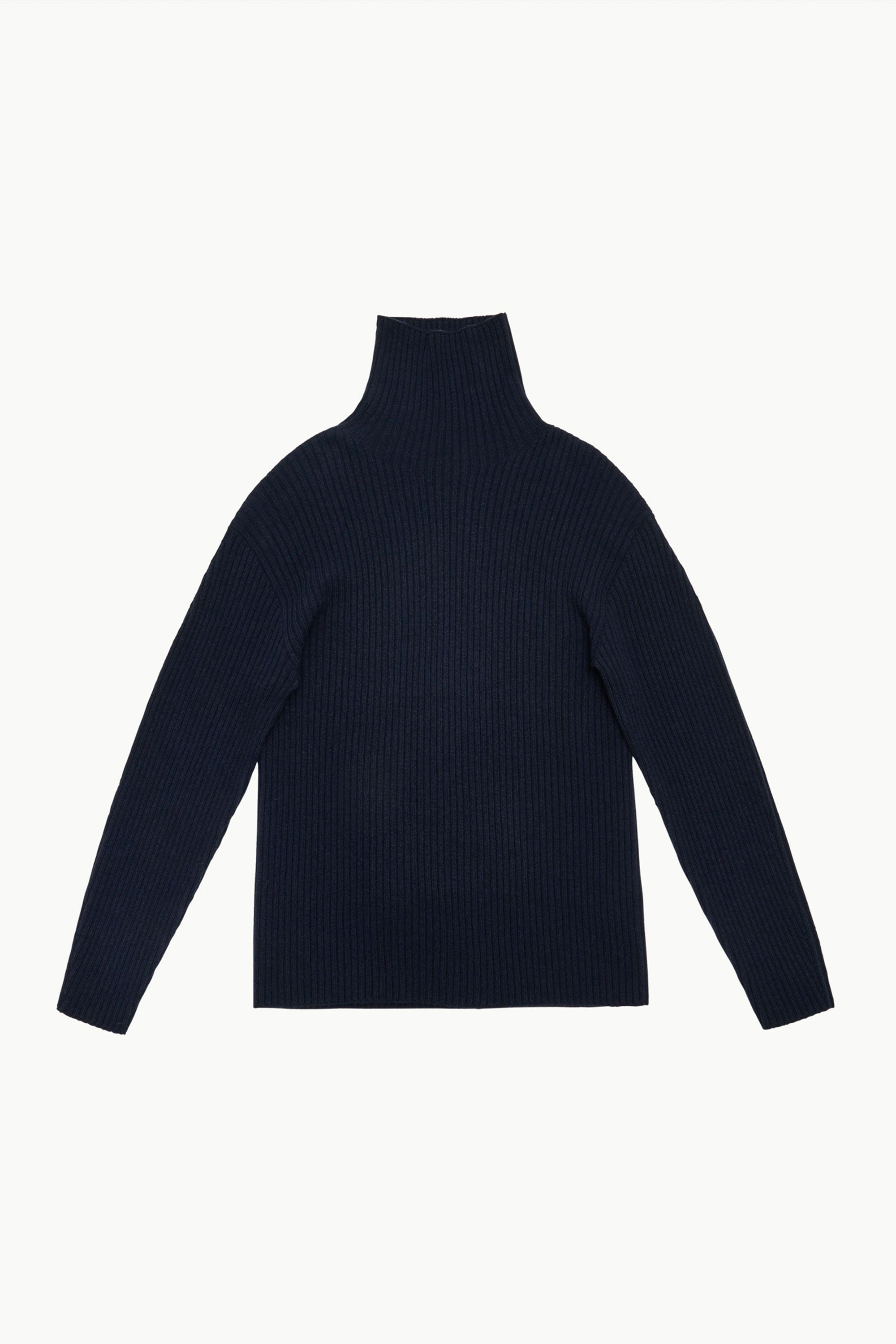 AMOMENTO RIBBED TURTLE PULLOVER